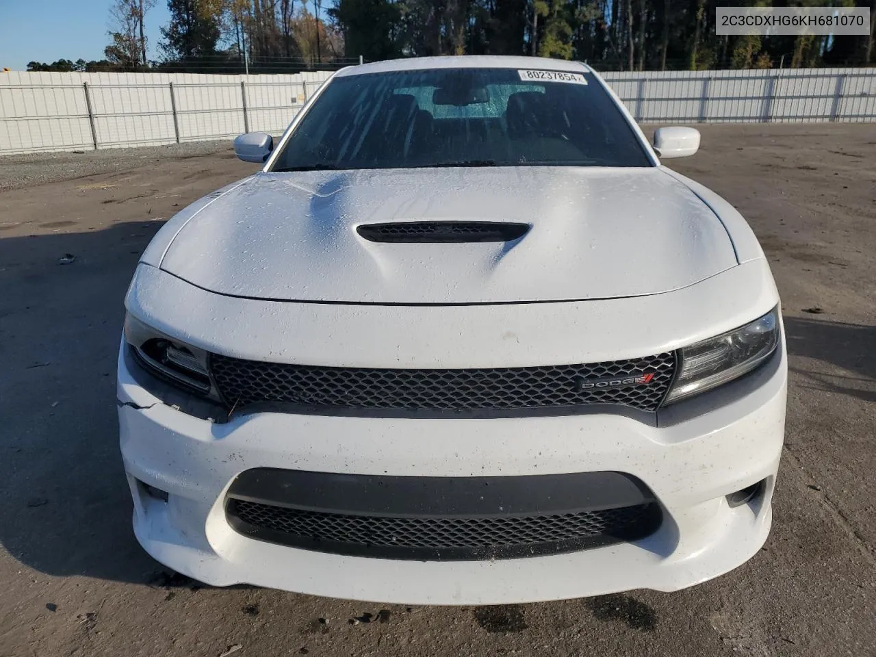 2019 Dodge Charger Gt VIN: 2C3CDXHG6KH681070 Lot: 80237854