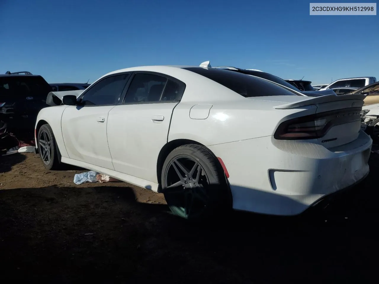 2019 Dodge Charger Gt VIN: 2C3CDXHG9KH512998 Lot: 80542004