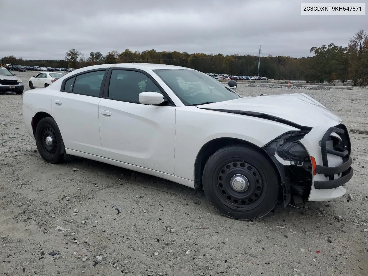 2019 Dodge Charger Police VIN: 2C3CDXKT9KH547871 Lot: 80872184