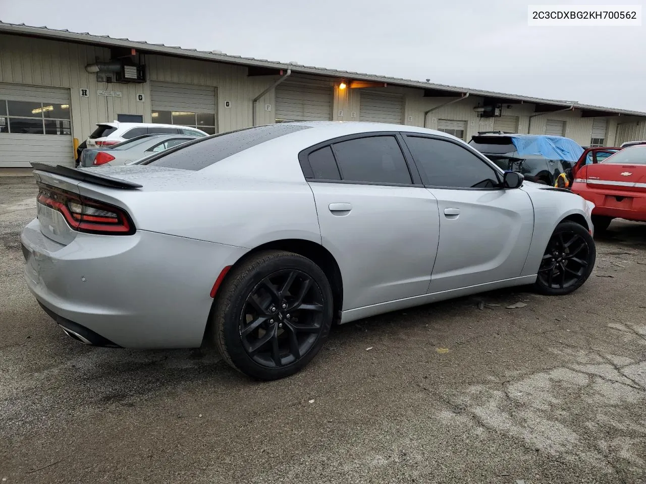 2019 Dodge Charger Sxt VIN: 2C3CDXBG2KH700562 Lot: 81582683