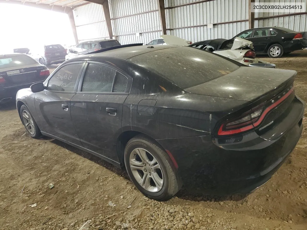 2020 Dodge Charger Sxt VIN: 2C3CDXBG2LH254513 Lot: 46656314