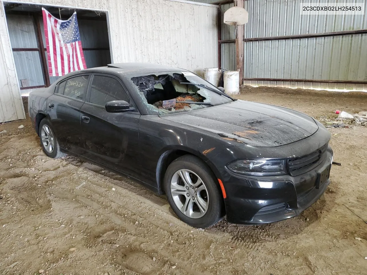 2020 Dodge Charger Sxt VIN: 2C3CDXBG2LH254513 Lot: 46656314