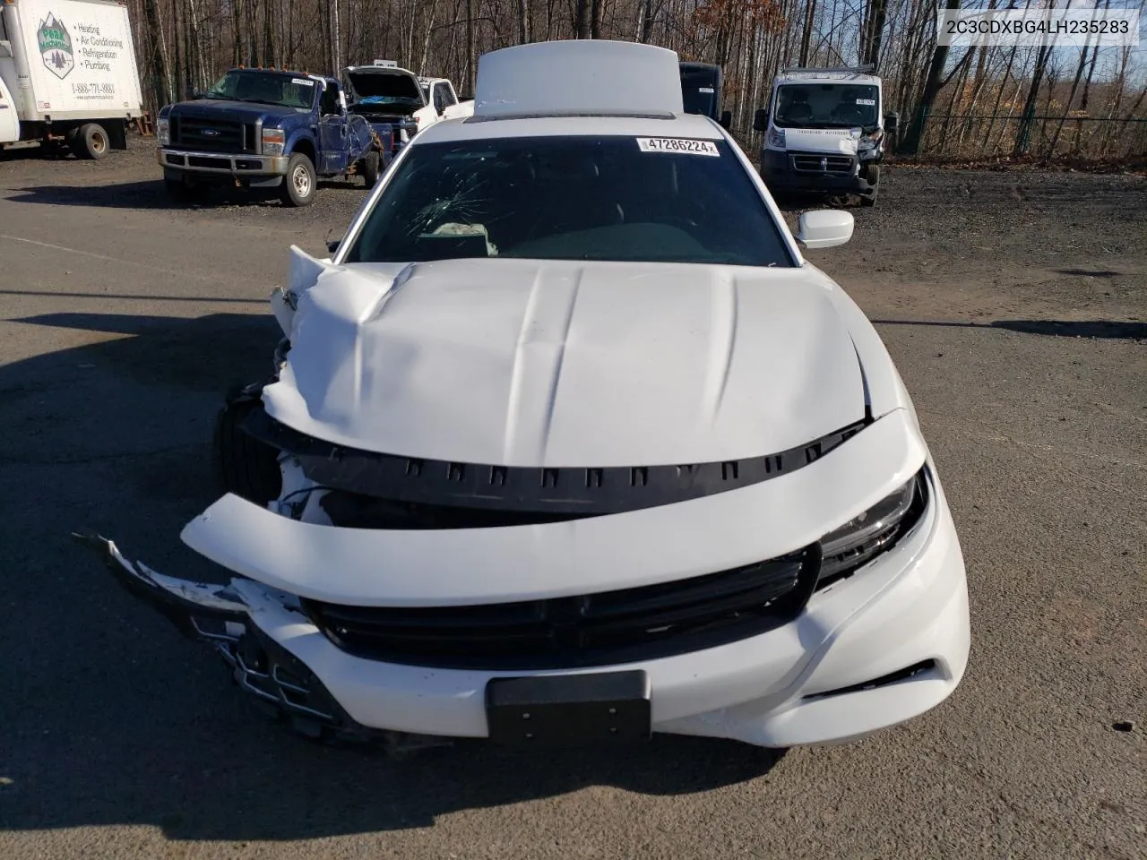 2020 Dodge Charger Sxt VIN: 2C3CDXBG4LH235283 Lot: 47286224