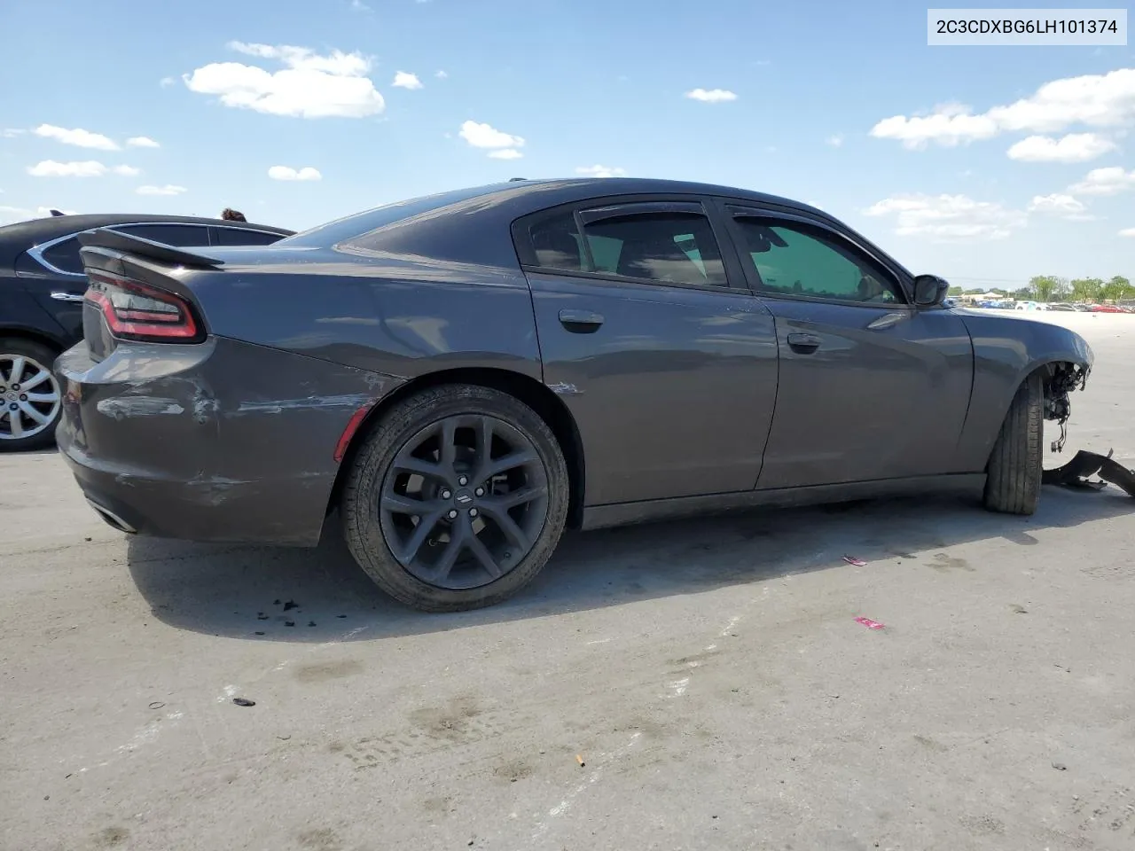 2020 Dodge Charger Sxt VIN: 2C3CDXBG6LH101374 Lot: 52261124