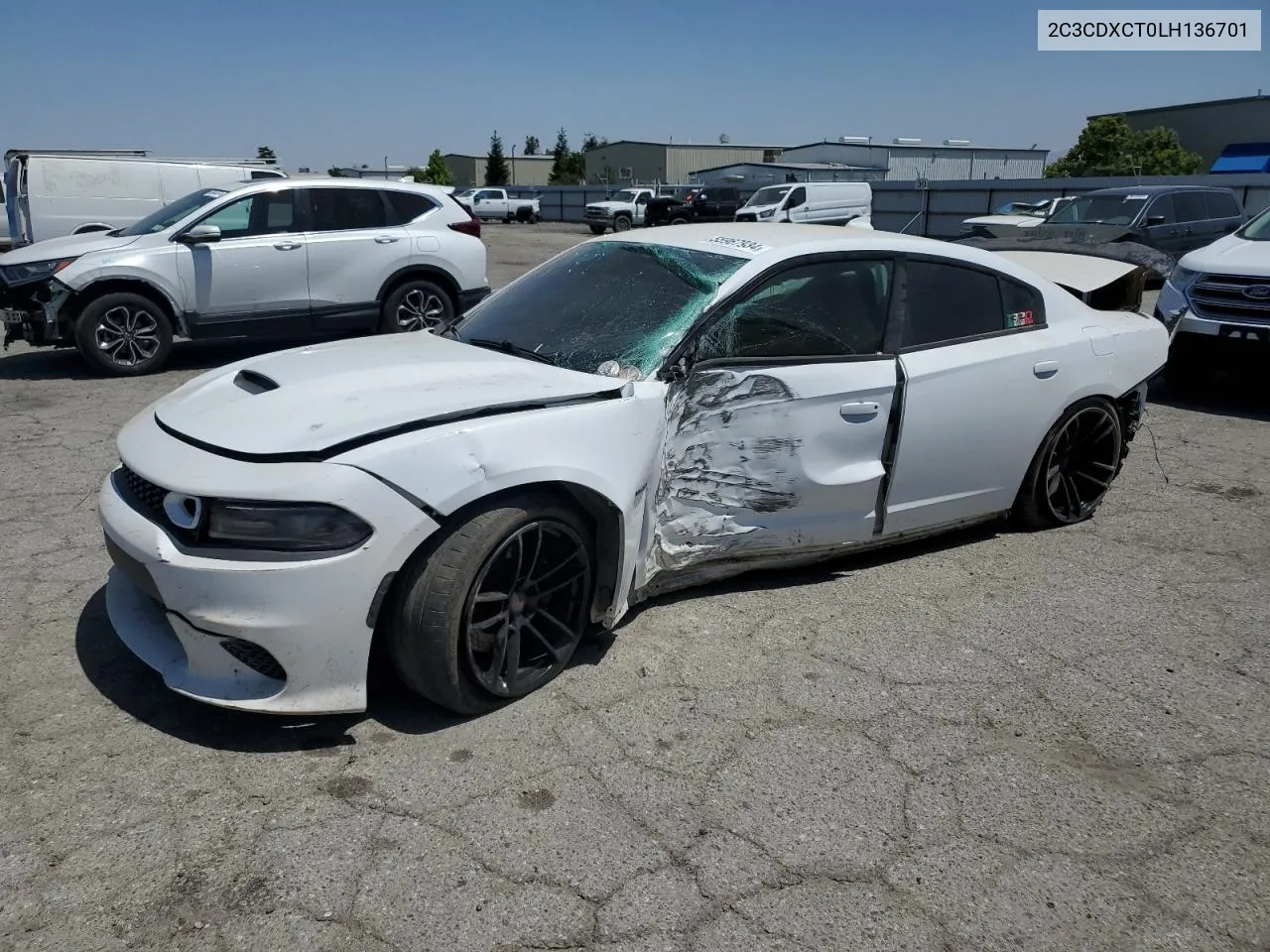 2020 Dodge Charger R/T VIN: 2C3CDXCT0LH136701 Lot: 55967934