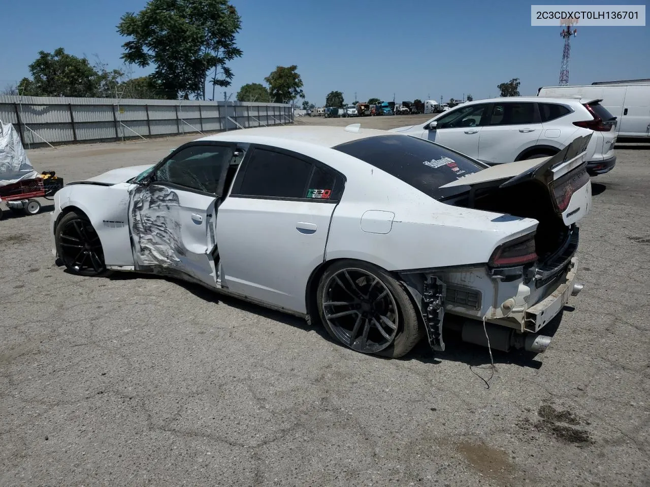 2020 Dodge Charger R/T VIN: 2C3CDXCT0LH136701 Lot: 55967934