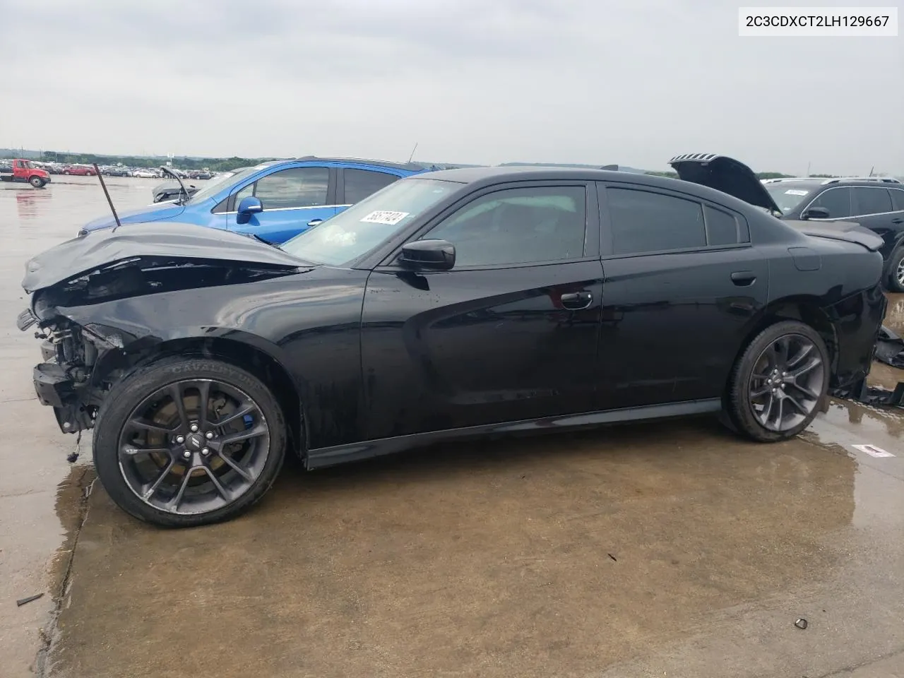 2020 Dodge Charger R/T VIN: 2C3CDXCT2LH129667 Lot: 58577424