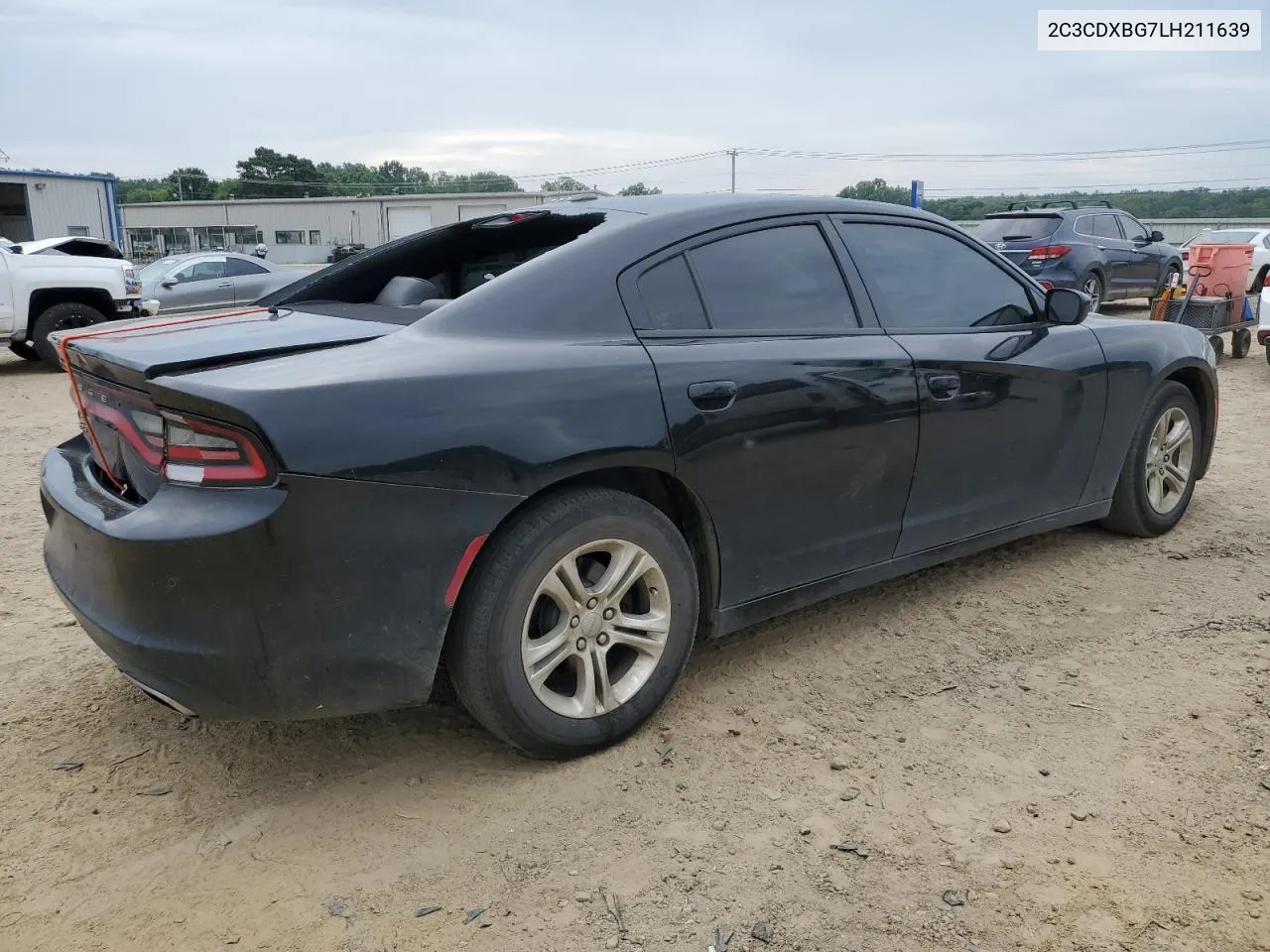 2020 Dodge Charger Sxt VIN: 2C3CDXBG7LH211639 Lot: 59054214