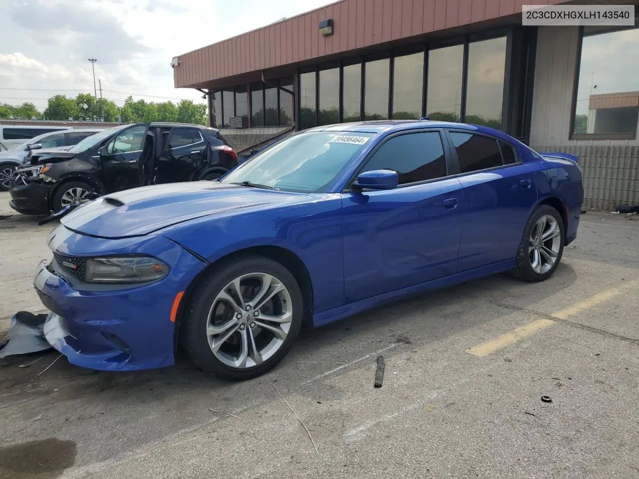 2020 Dodge Charger Gt VIN: 2C3CDXHGXLH143540 Lot: 59456464