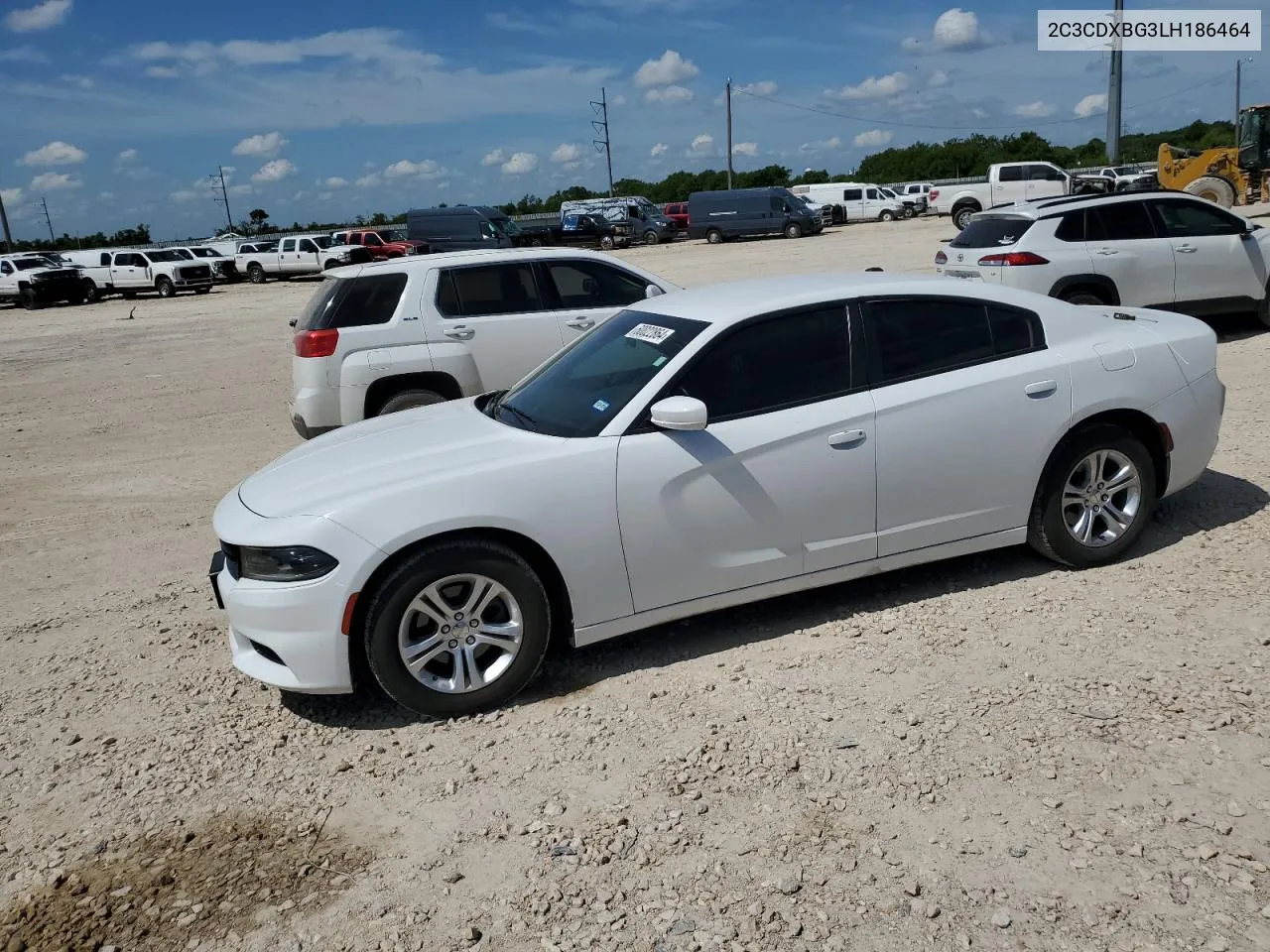 2020 Dodge Charger Sxt VIN: 2C3CDXBG3LH186464 Lot: 60022864