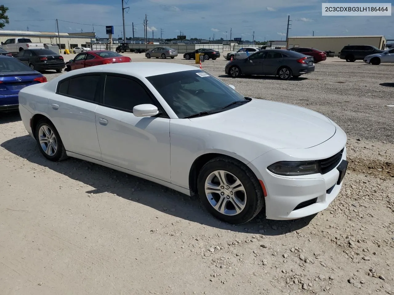 2020 Dodge Charger Sxt VIN: 2C3CDXBG3LH186464 Lot: 60022864