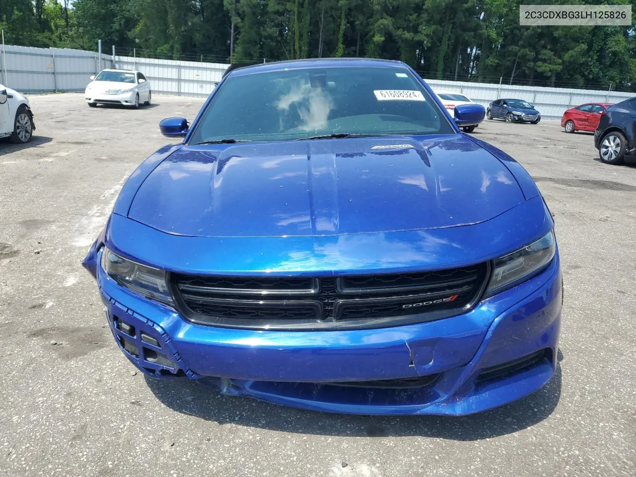 2020 Dodge Charger Sxt VIN: 2C3CDXBG3LH125826 Lot: 61608924