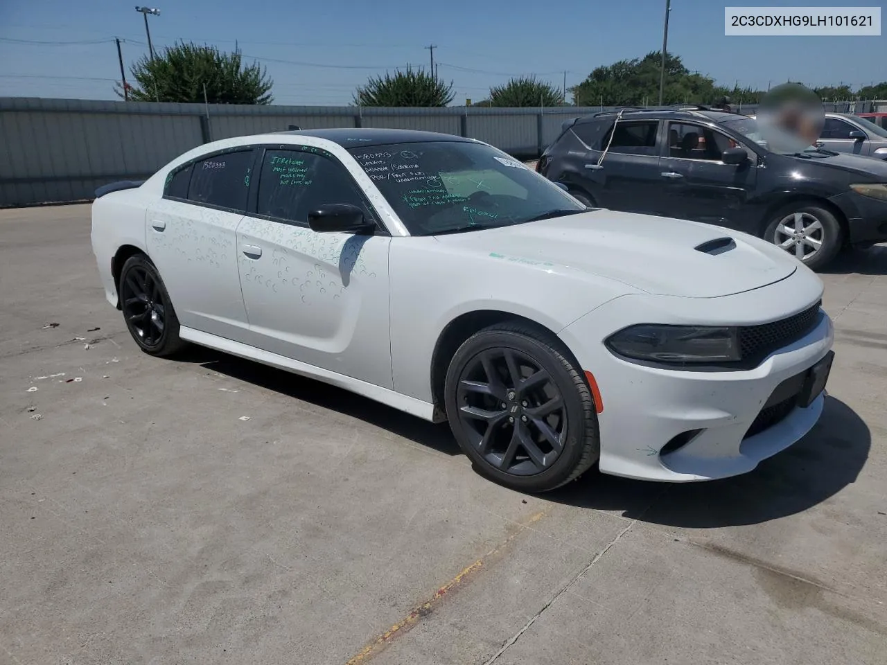 2020 Dodge Charger Gt VIN: 2C3CDXHG9LH101621 Lot: 61648554