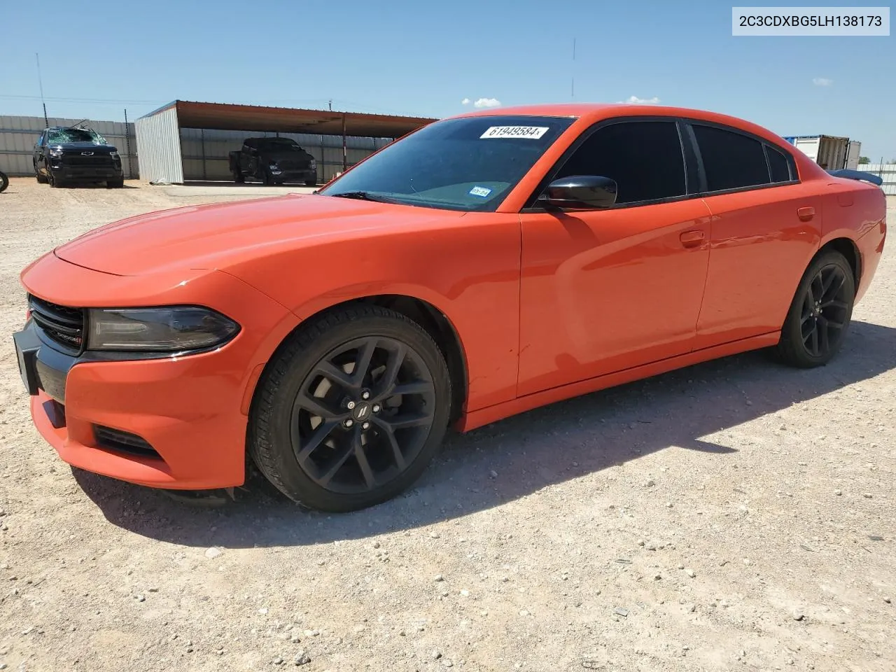 2020 Dodge Charger Sxt VIN: 2C3CDXBG5LH138173 Lot: 61949584