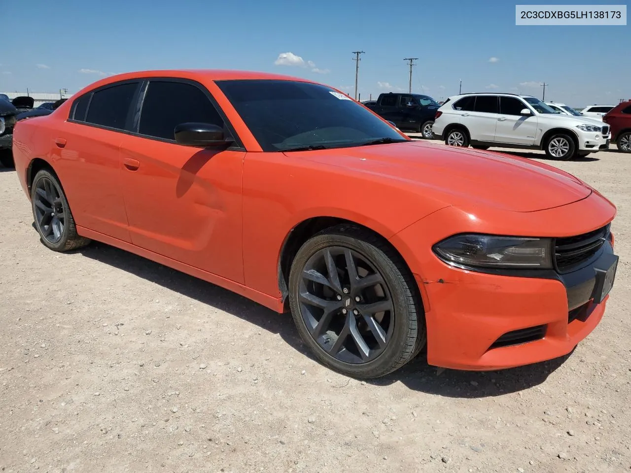 2020 Dodge Charger Sxt VIN: 2C3CDXBG5LH138173 Lot: 61949584