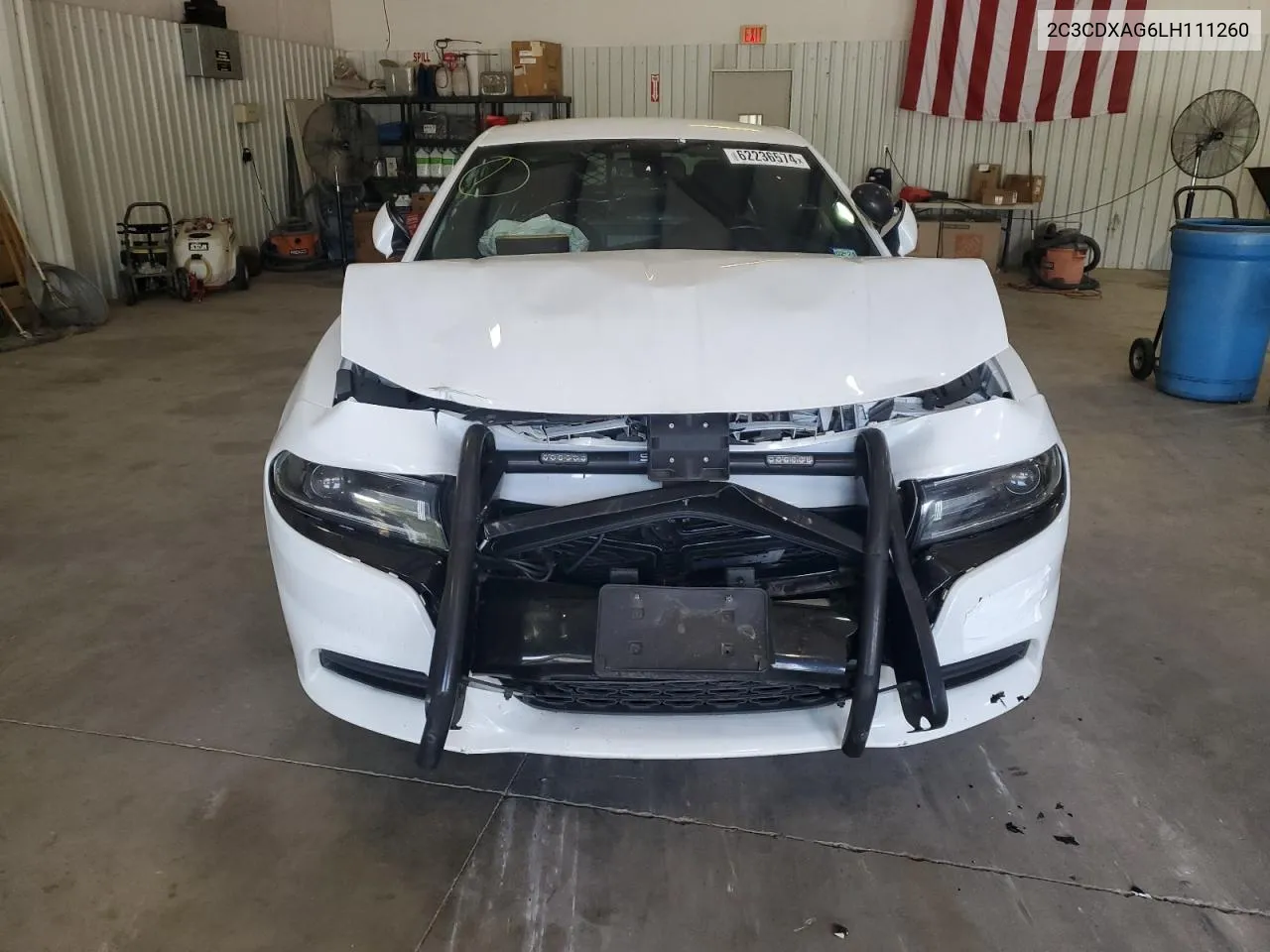 2020 Dodge Charger Police VIN: 2C3CDXAG6LH111260 Lot: 62236574