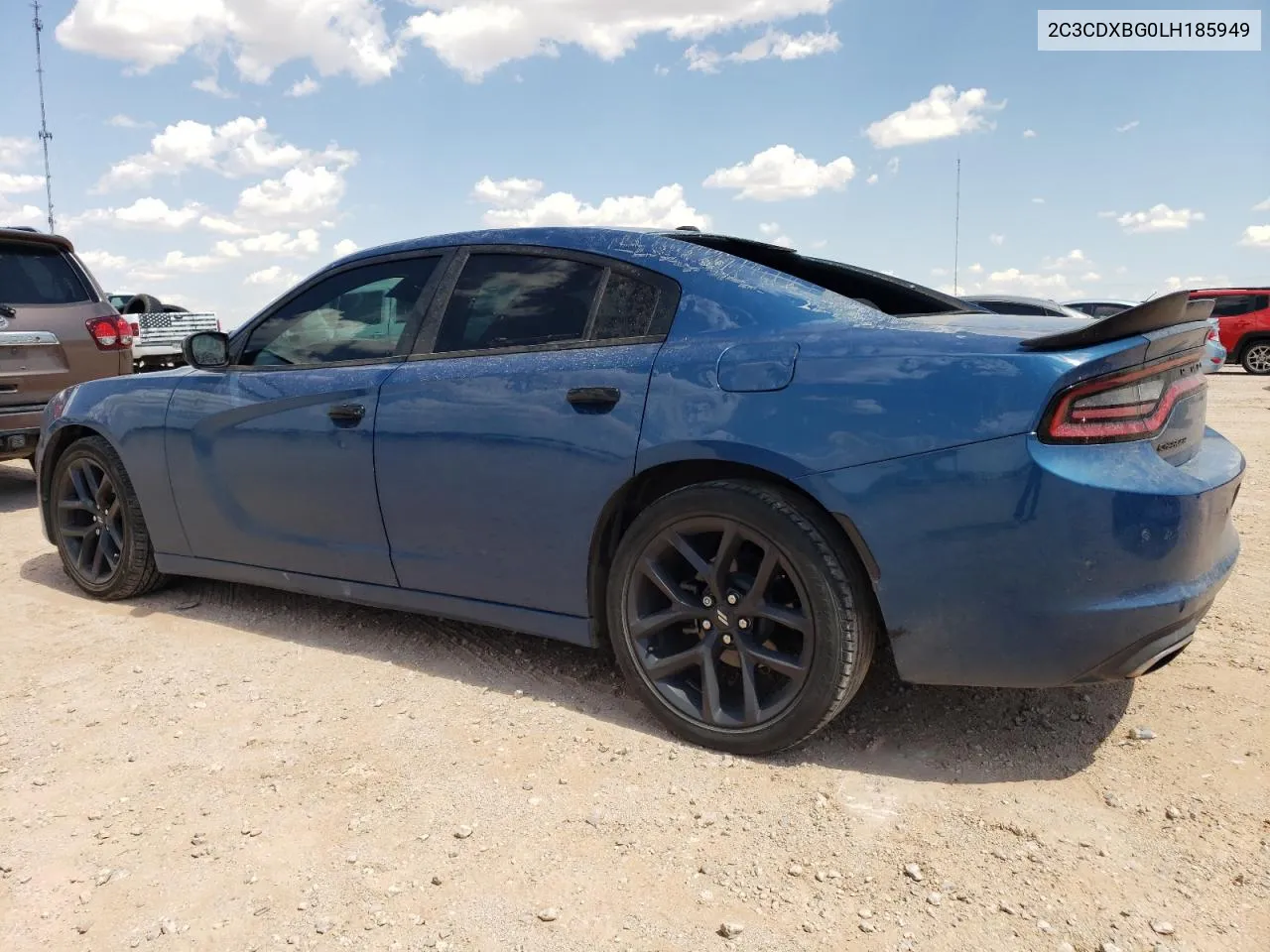 2020 Dodge Charger Sxt VIN: 2C3CDXBG0LH185949 Lot: 62629474