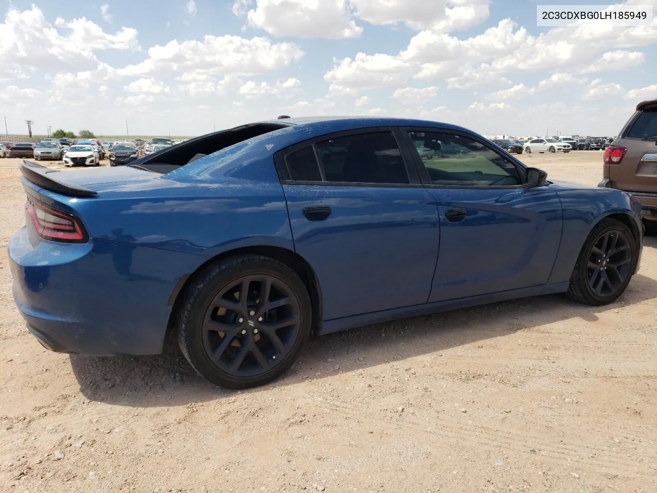 2020 Dodge Charger Sxt VIN: 2C3CDXBG0LH185949 Lot: 62629474