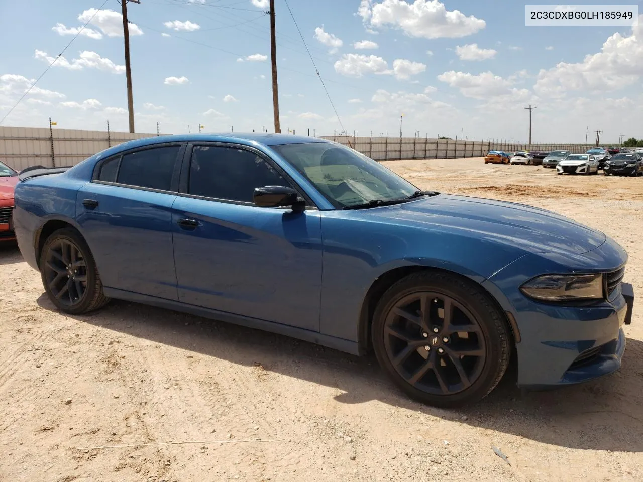 2020 Dodge Charger Sxt VIN: 2C3CDXBG0LH185949 Lot: 62629474