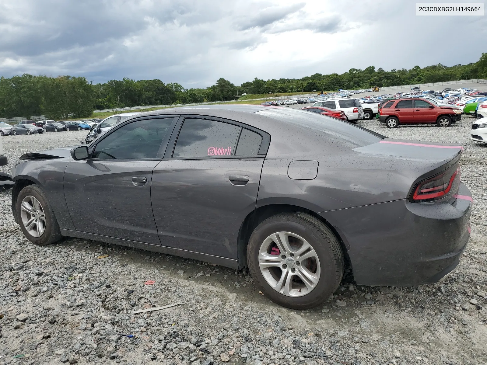 2020 Dodge Charger Sxt VIN: 2C3CDXBG2LH149664 Lot: 63721684