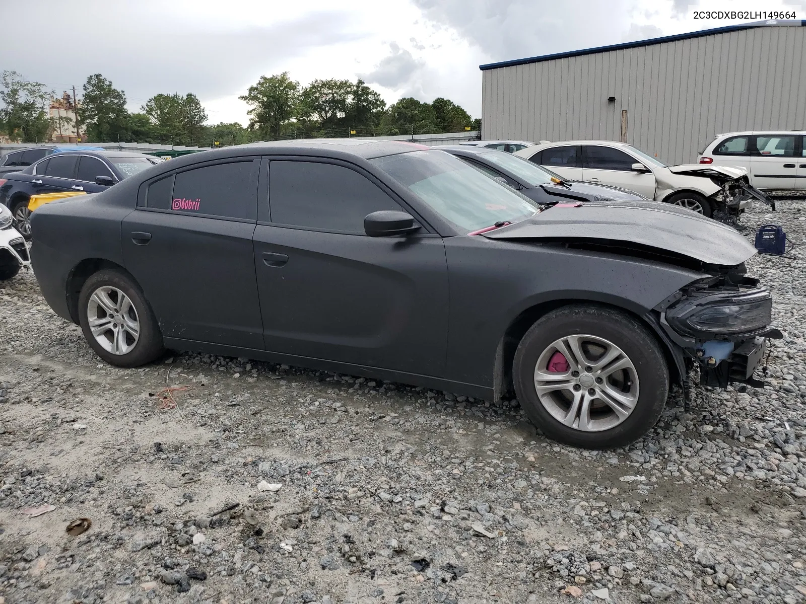 2020 Dodge Charger Sxt VIN: 2C3CDXBG2LH149664 Lot: 63721684