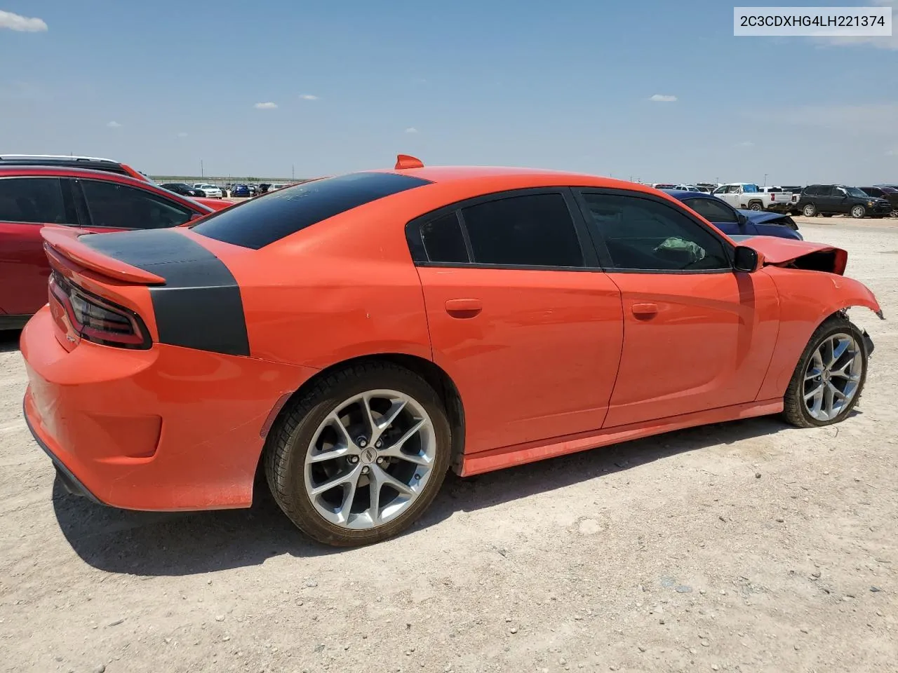 2020 Dodge Charger Gt VIN: 2C3CDXHG4LH221374 Lot: 63822904