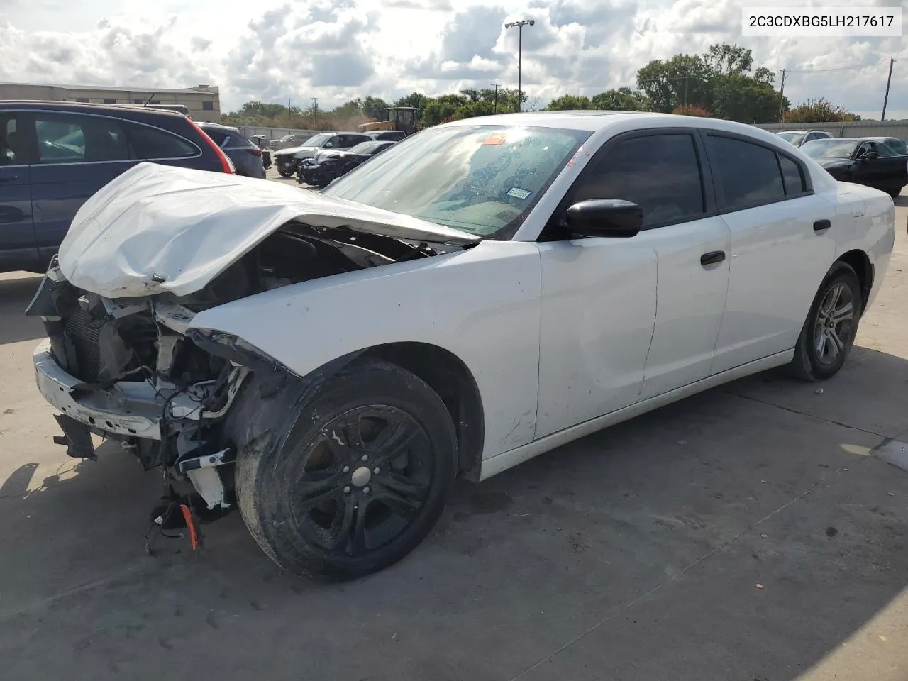 2020 Dodge Charger Sxt VIN: 2C3CDXBG5LH217617 Lot: 64739484