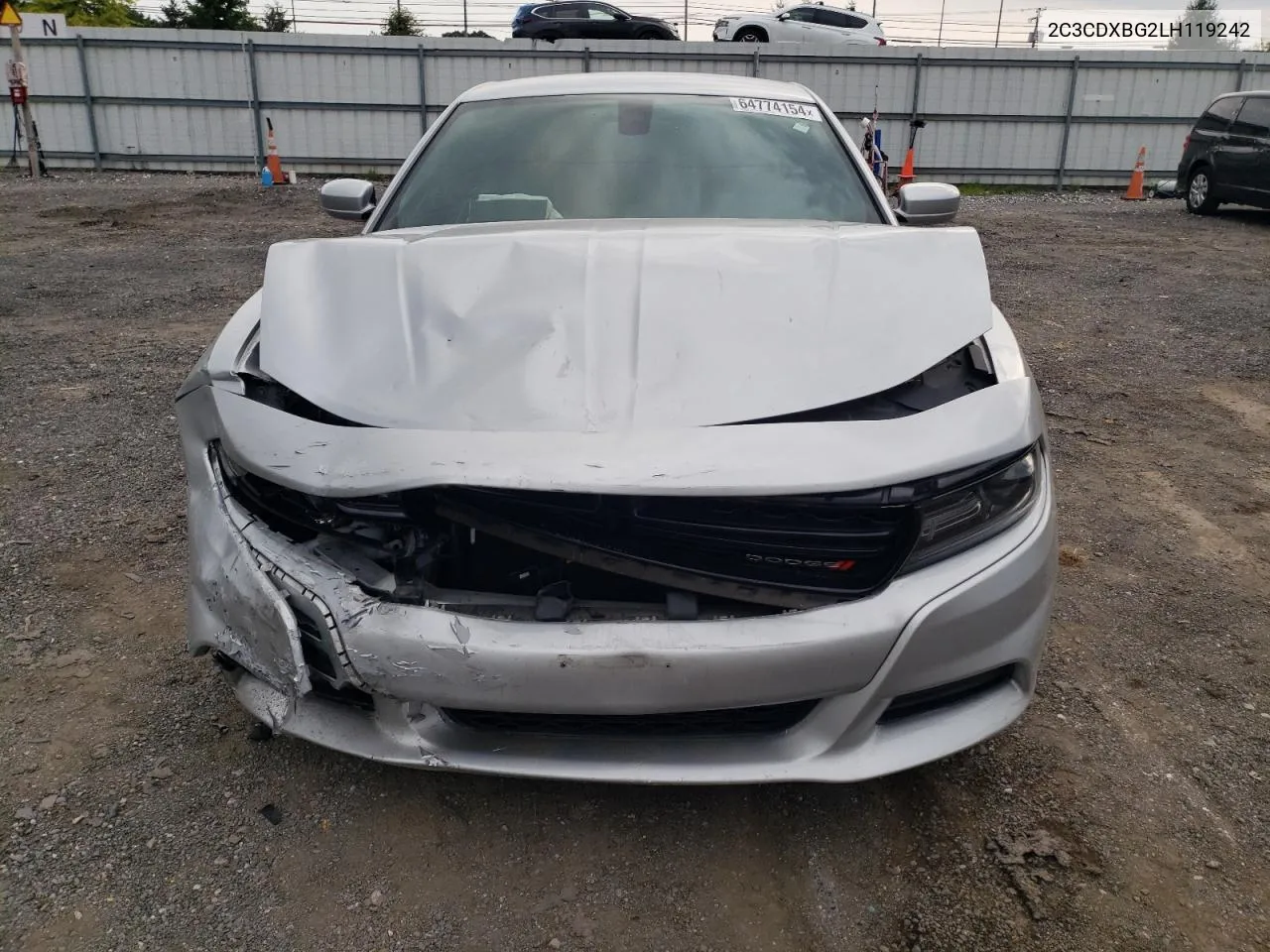 2020 Dodge Charger Sxt VIN: 2C3CDXBG2LH119242 Lot: 64774154