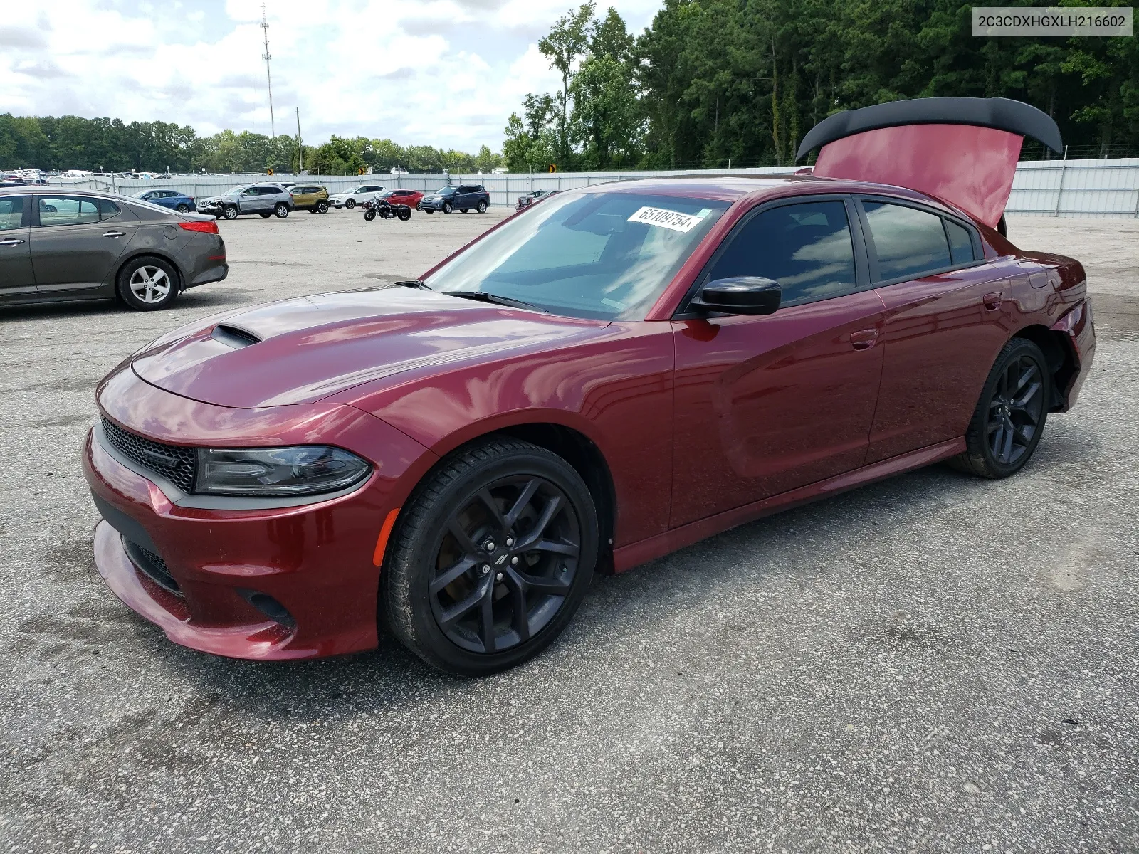 2020 Dodge Charger Gt VIN: 2C3CDXHGXLH216602 Lot: 65109754