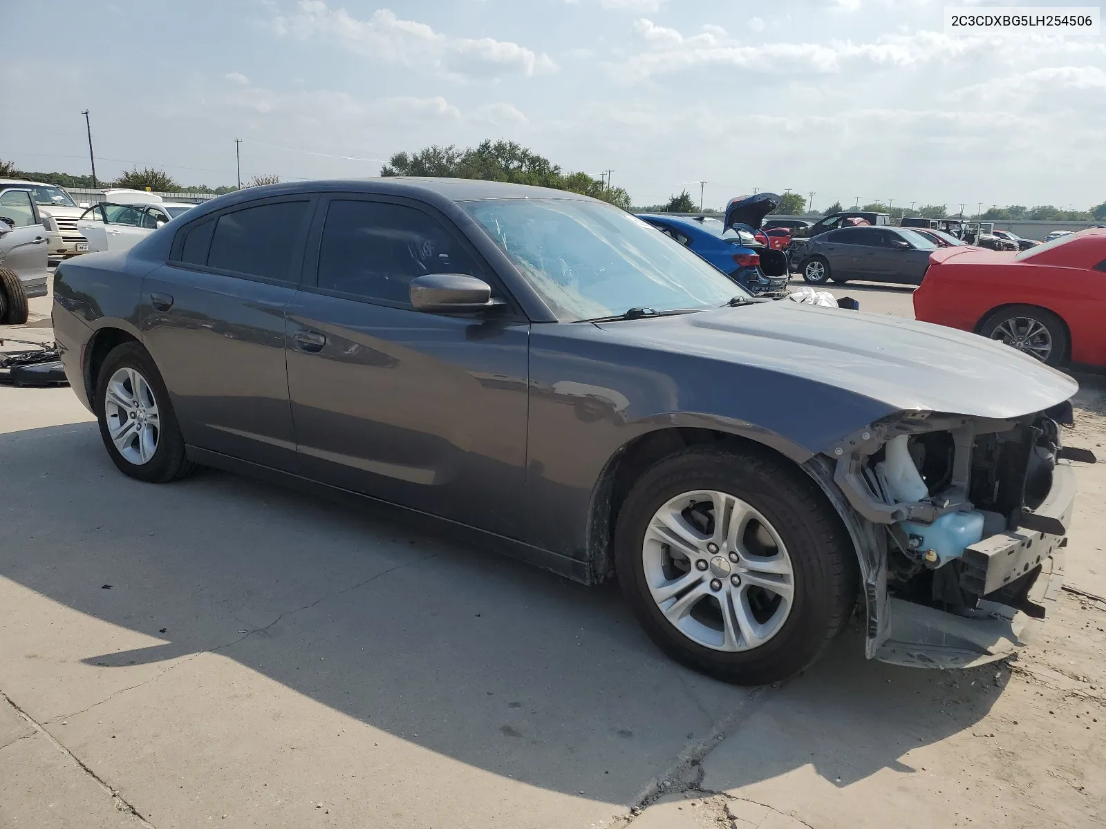 2020 Dodge Charger Sxt VIN: 2C3CDXBG5LH254506 Lot: 66206114