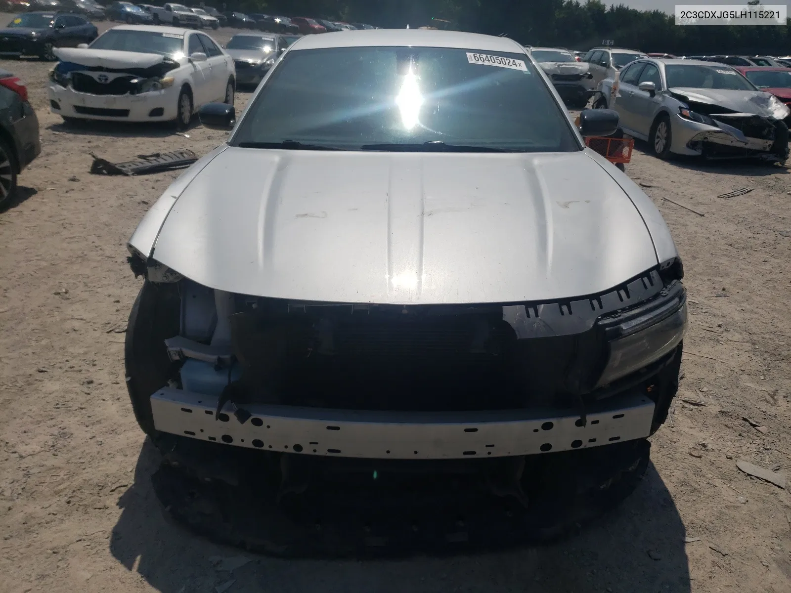 2020 Dodge Charger Sxt VIN: 2C3CDXJG5LH115221 Lot: 66405024