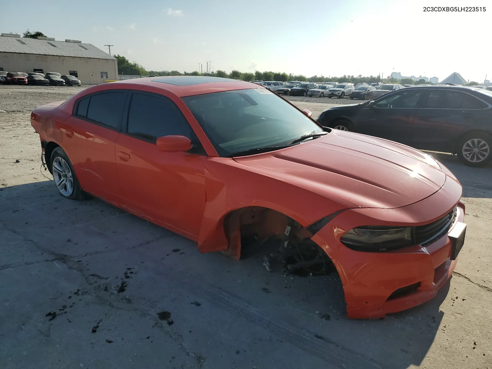 2020 Dodge Charger Sxt VIN: 2C3CDXBG5LH223515 Lot: 66611804