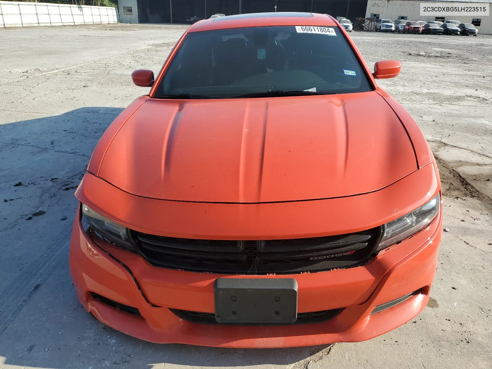 2020 Dodge Charger Sxt VIN: 2C3CDXBG5LH223515 Lot: 66611804