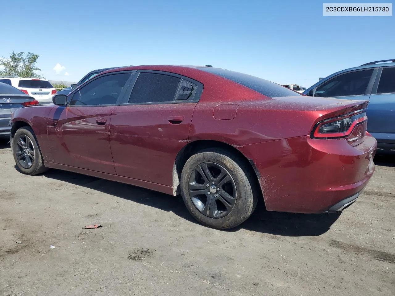 2020 Dodge Charger Sxt VIN: 2C3CDXBG6LH215780 Lot: 68134874