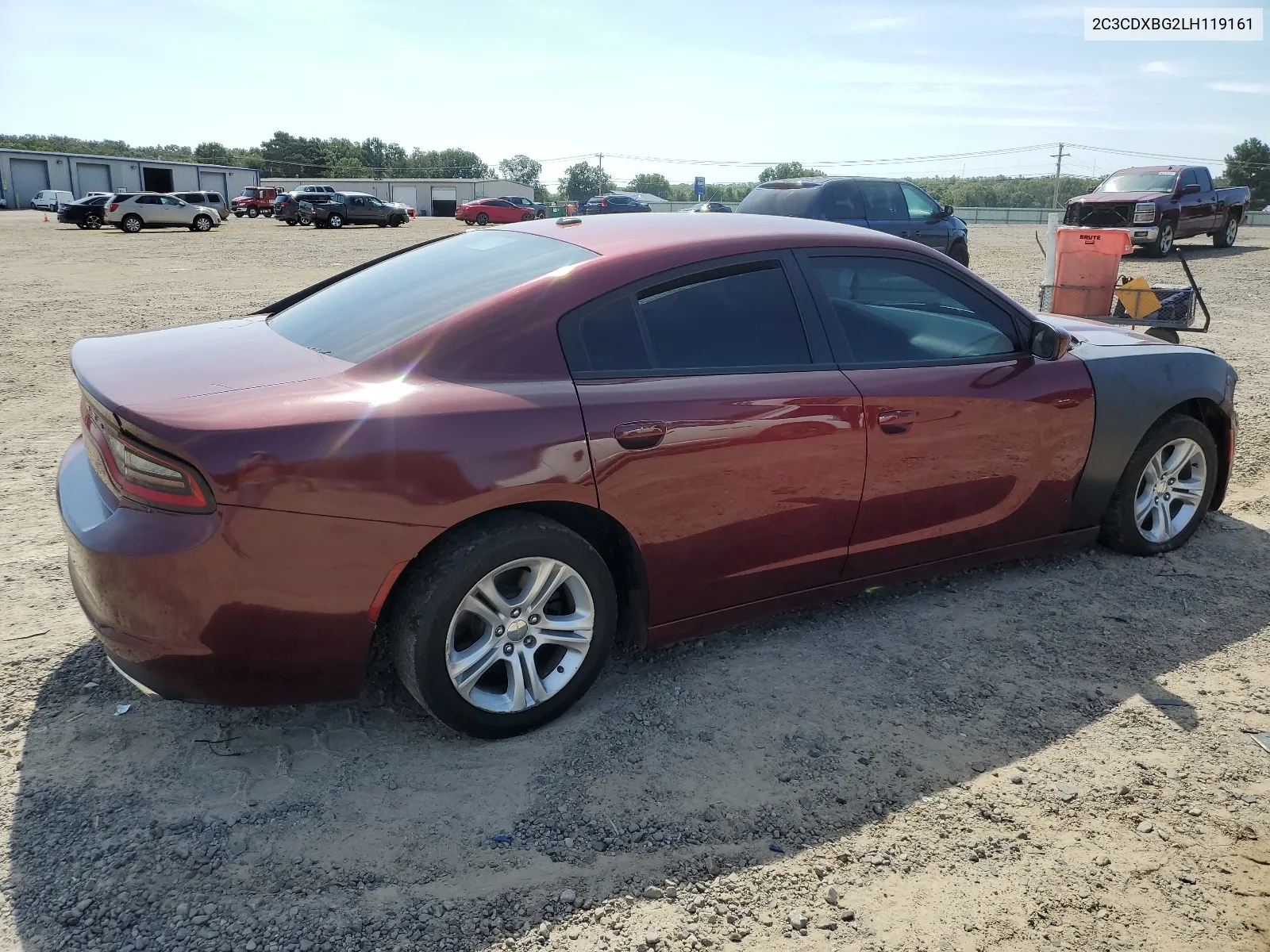 2020 Dodge Charger Sxt VIN: 2C3CDXBG2LH119161 Lot: 68537384