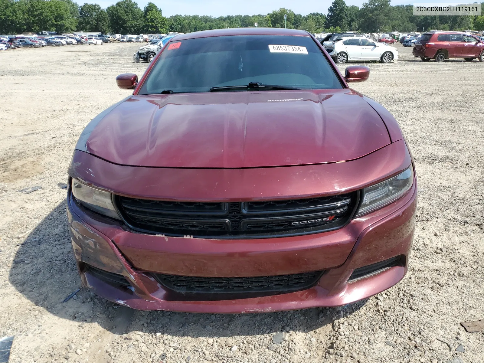 2020 Dodge Charger Sxt VIN: 2C3CDXBG2LH119161 Lot: 68537384