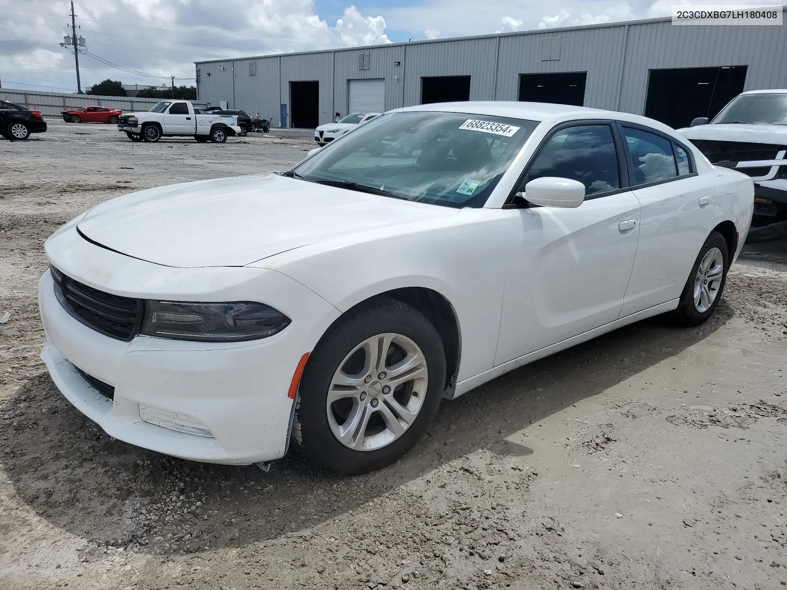 2020 Dodge Charger Sxt VIN: 2C3CDXBG7LH180408 Lot: 68823354