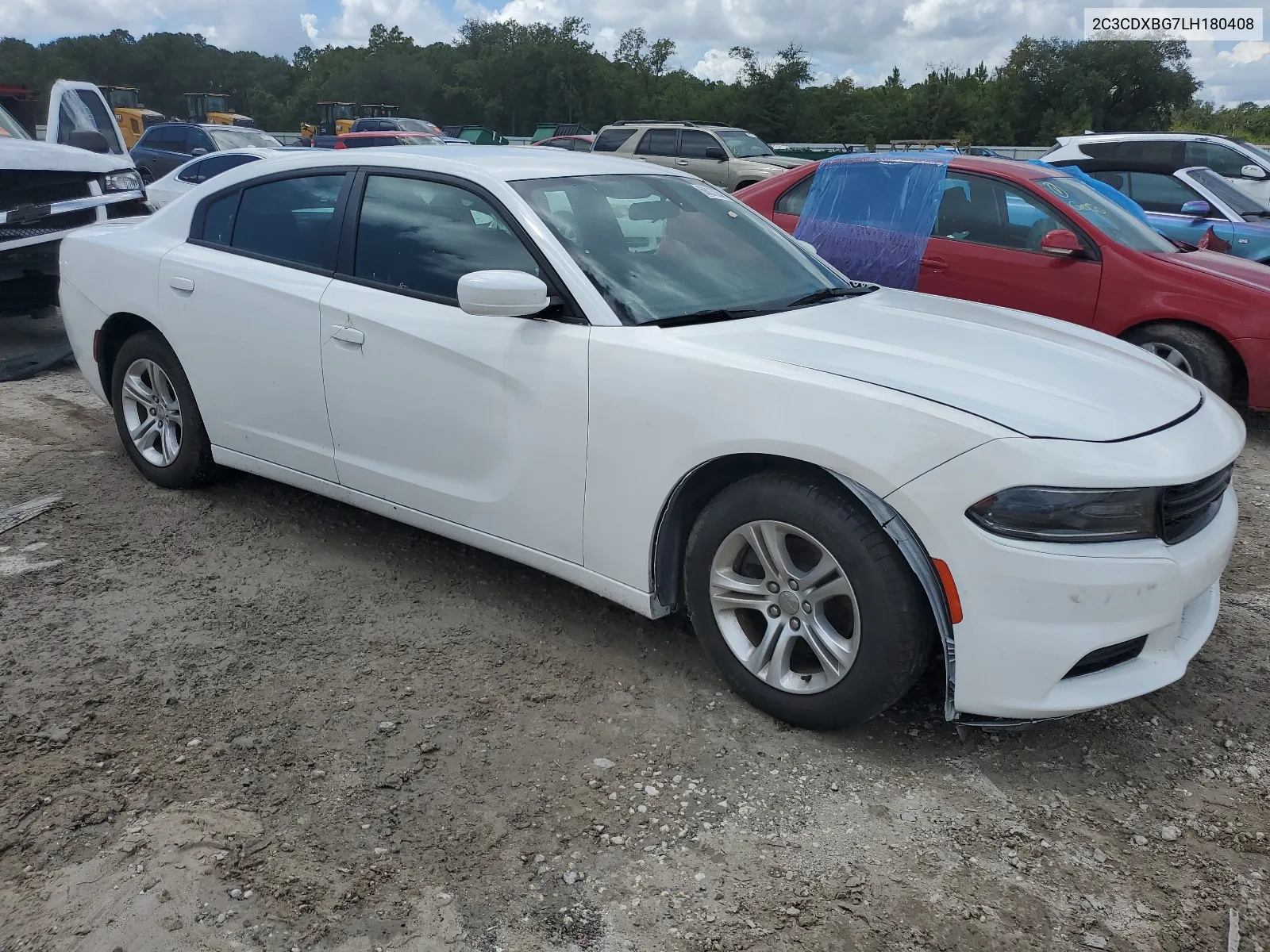 2020 Dodge Charger Sxt VIN: 2C3CDXBG7LH180408 Lot: 68823354