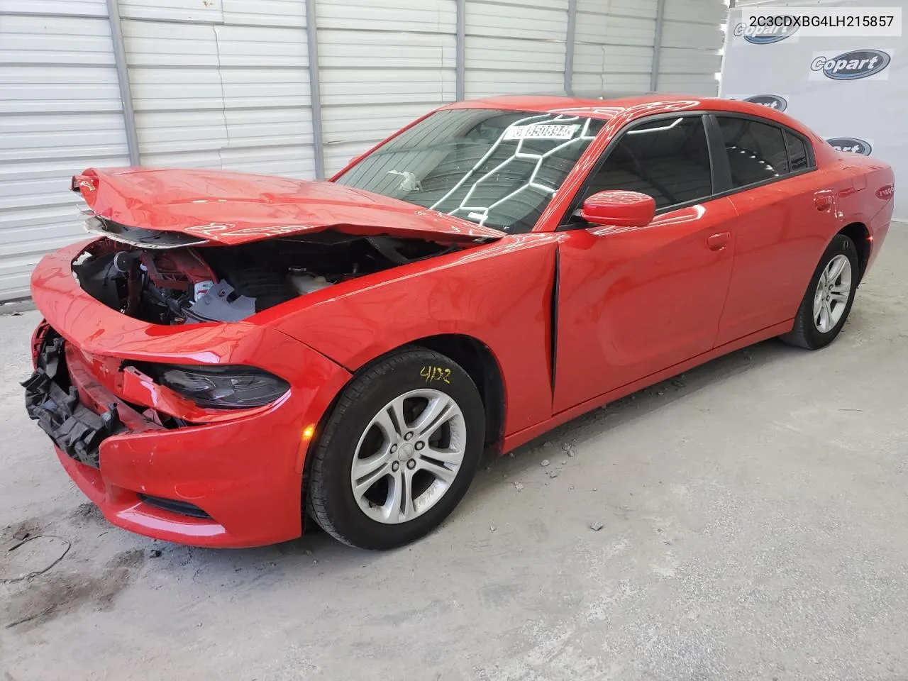 2020 Dodge Charger Sxt VIN: 2C3CDXBG4LH215857 Lot: 68850894