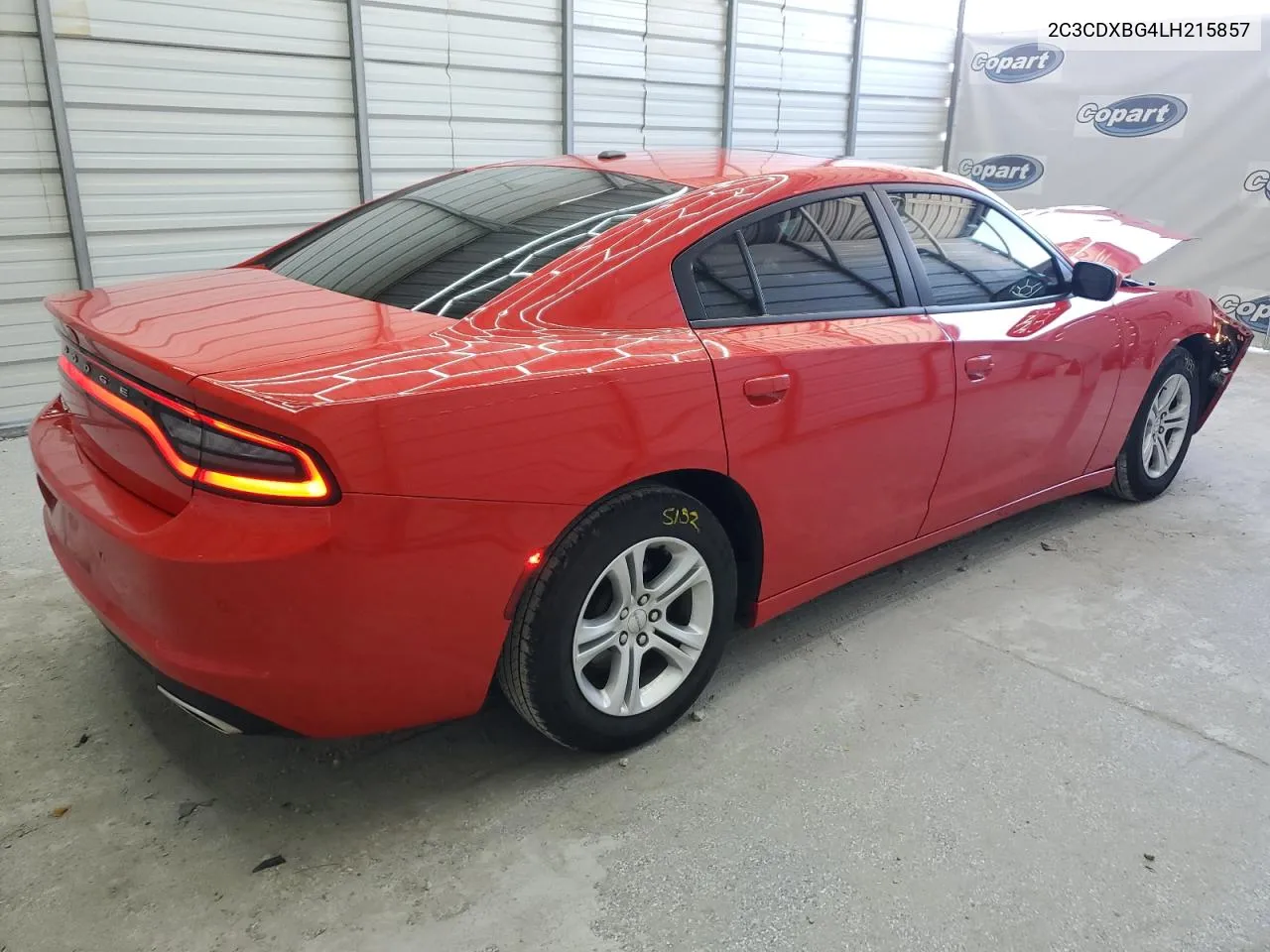 2020 Dodge Charger Sxt VIN: 2C3CDXBG4LH215857 Lot: 68850894