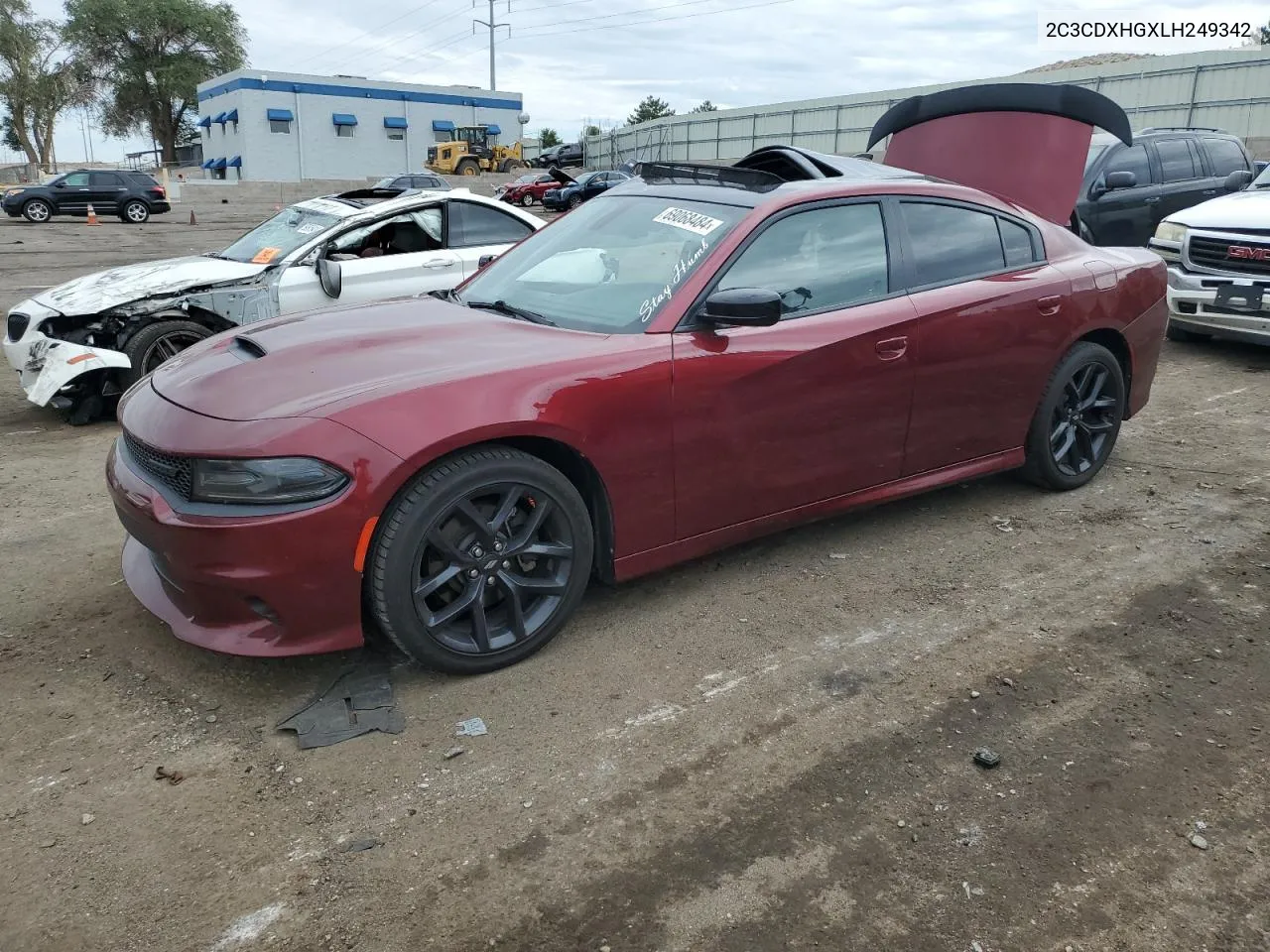 2020 Dodge Charger Gt VIN: 2C3CDXHGXLH249342 Lot: 69068484