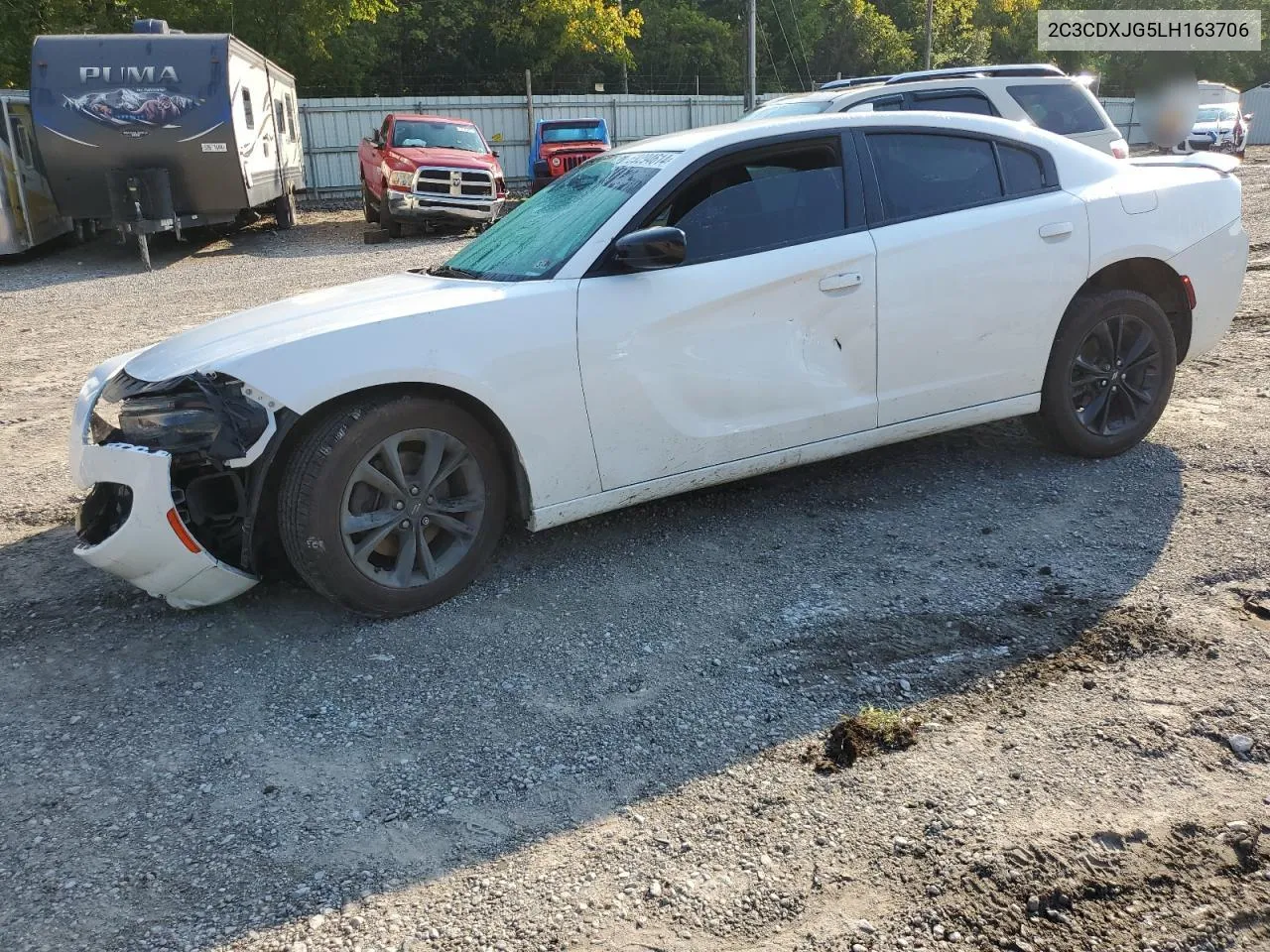 2020 Dodge Charger Sxt VIN: 2C3CDXJG5LH163706 Lot: 69294614