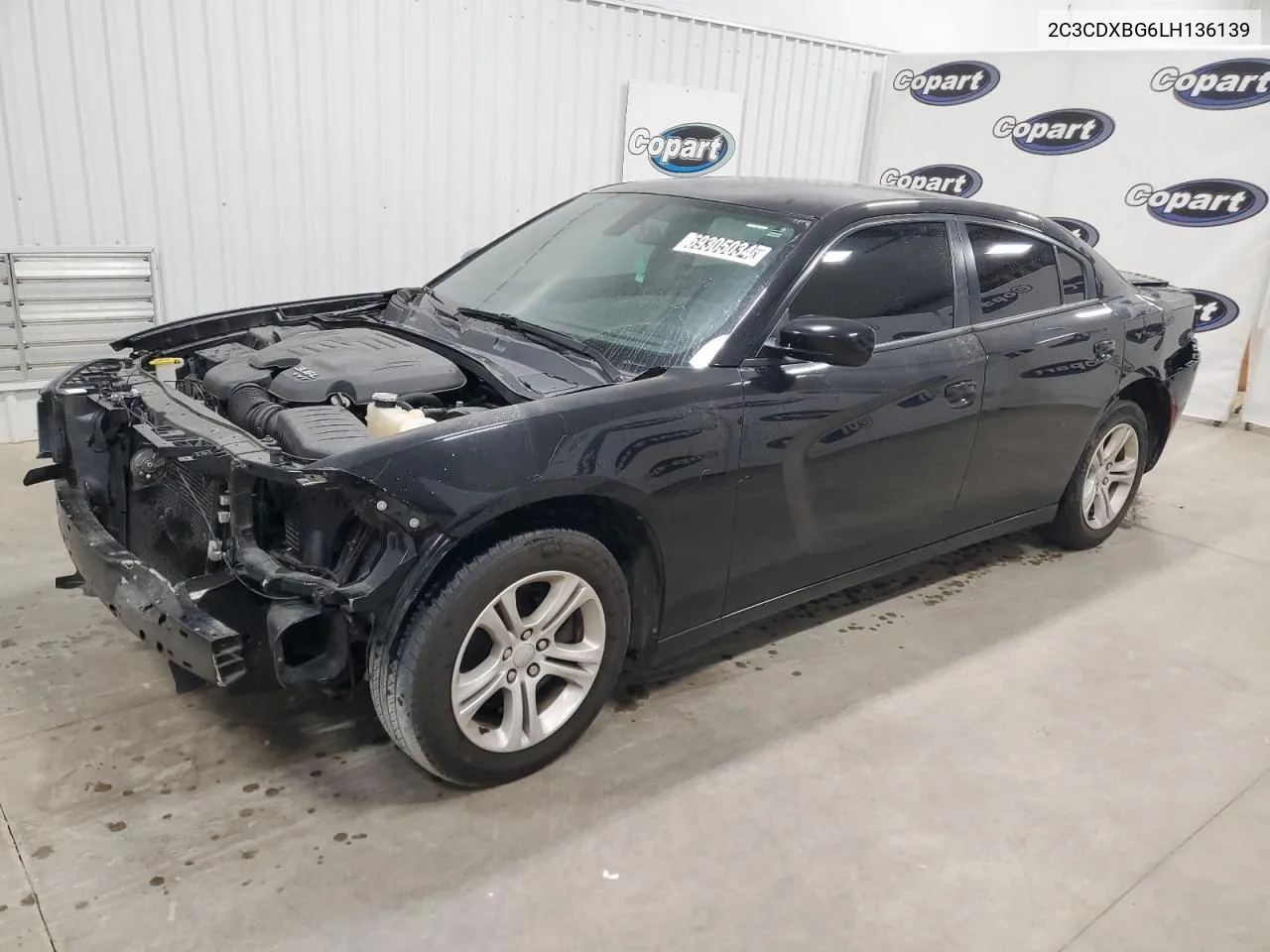 2020 Dodge Charger Sxt VIN: 2C3CDXBG6LH136139 Lot: 69305034