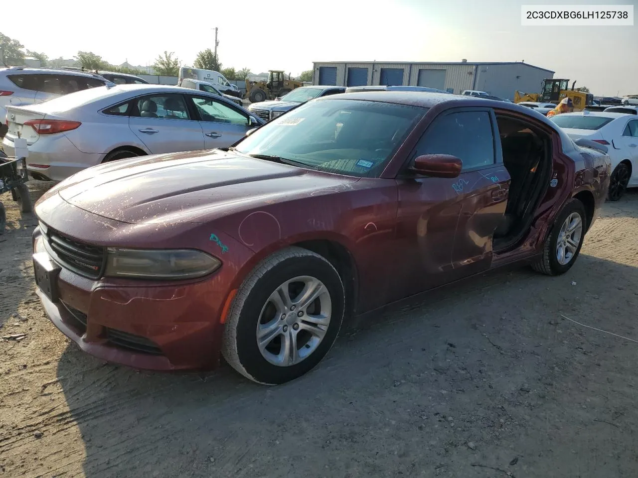 2020 Dodge Charger Sxt VIN: 2C3CDXBG6LH125738 Lot: 69814784