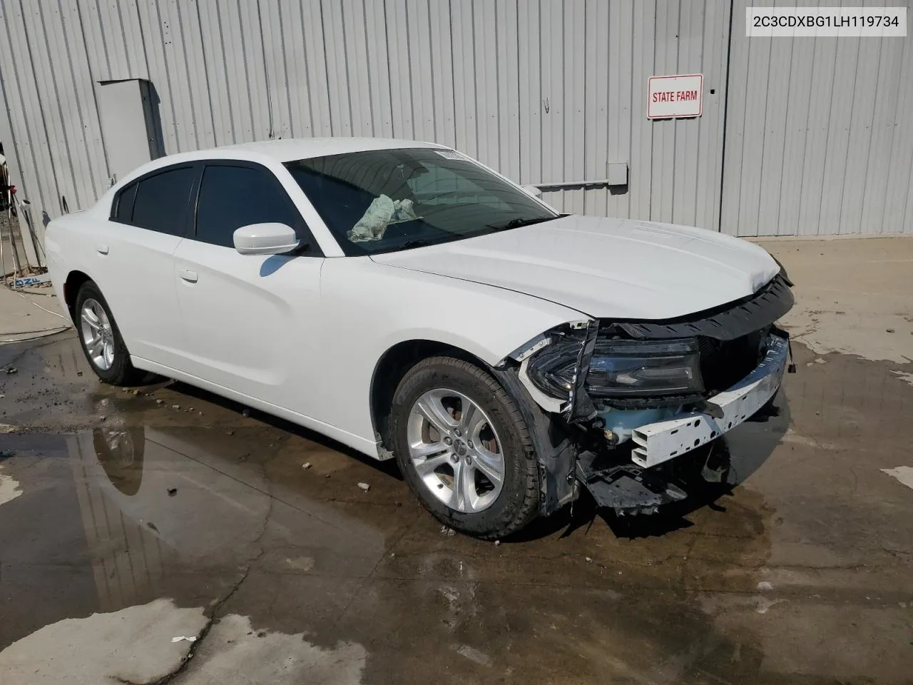 2020 Dodge Charger Sxt VIN: 2C3CDXBG1LH119734 Lot: 69820064