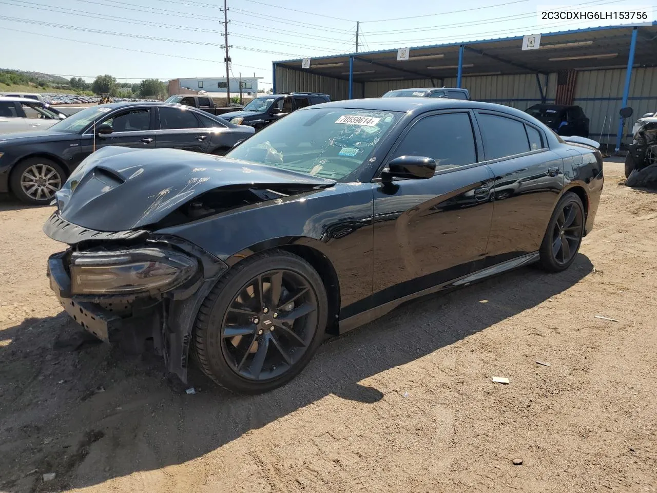 2020 Dodge Charger Gt VIN: 2C3CDXHG6LH153756 Lot: 70559614