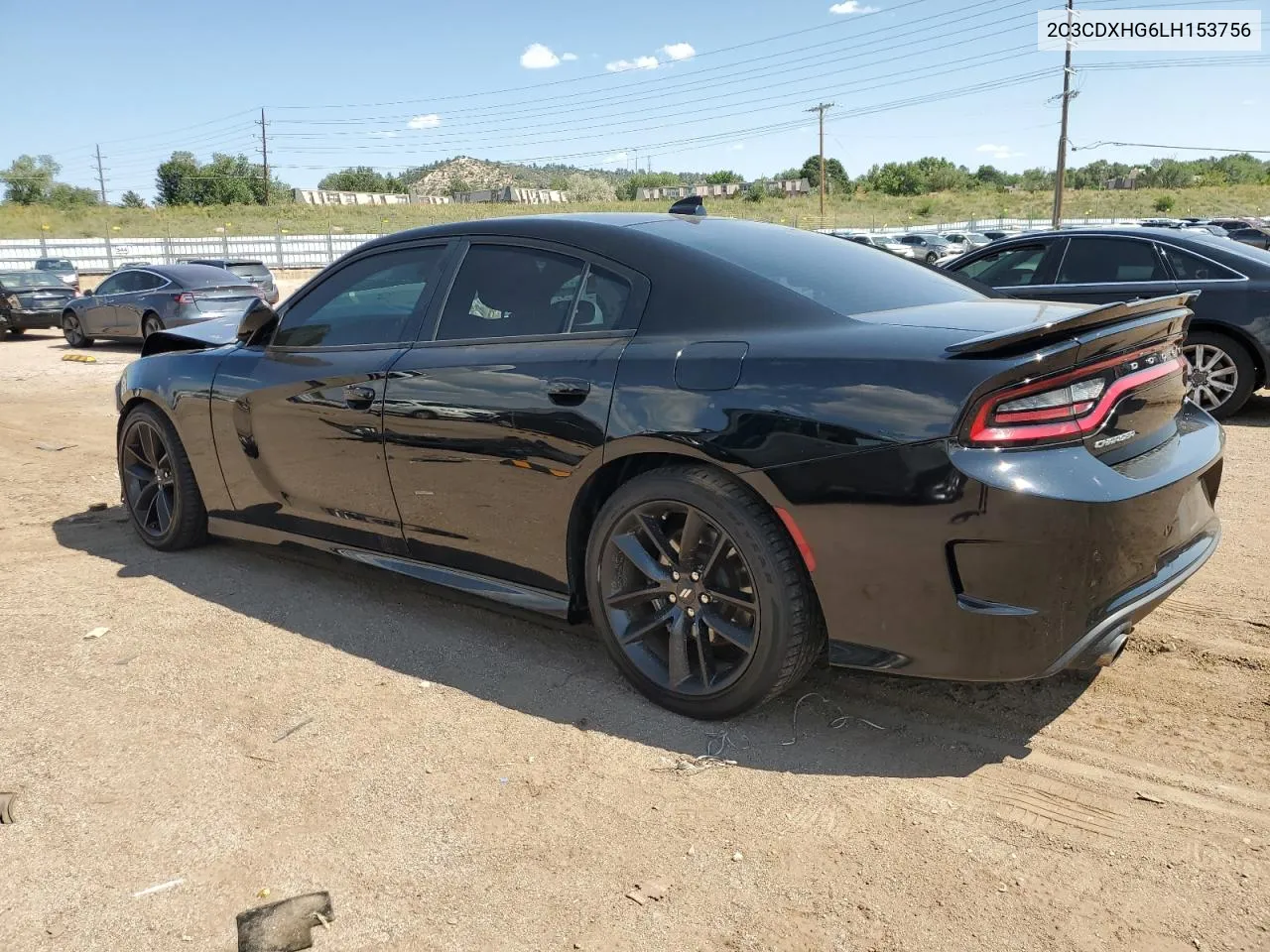 2020 Dodge Charger Gt VIN: 2C3CDXHG6LH153756 Lot: 70559614