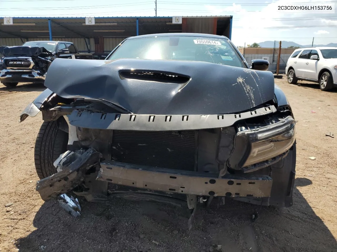 2020 Dodge Charger Gt VIN: 2C3CDXHG6LH153756 Lot: 70559614