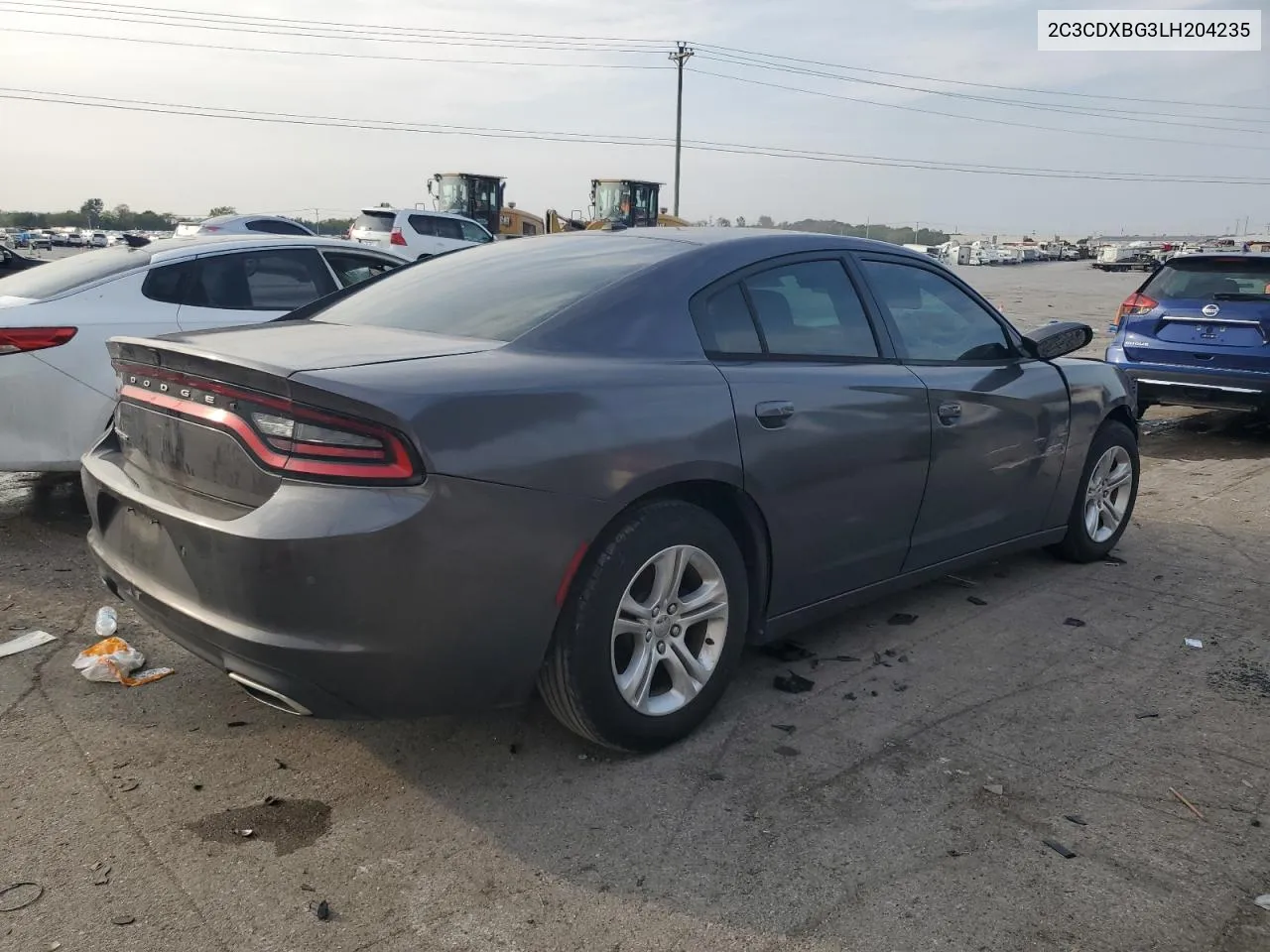 2020 Dodge Charger Sxt VIN: 2C3CDXBG3LH204235 Lot: 70971744