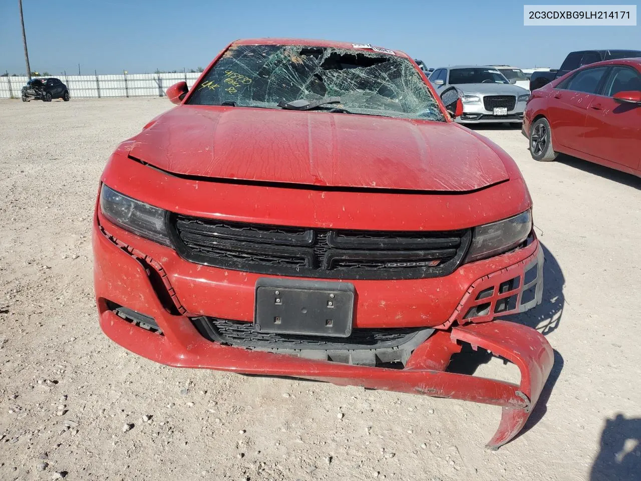 2020 Dodge Charger Sxt VIN: 2C3CDXBG9LH214171 Lot: 71101504